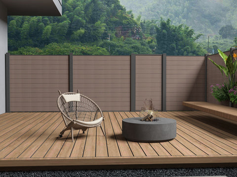 Panou WPC Premium DurON Exterior – Walnut Timber | 18mm | Cellular Core