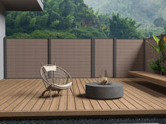 Panou WPC Premium DurON Exterior – Walnut Timber | 18mm | Cellular Core
