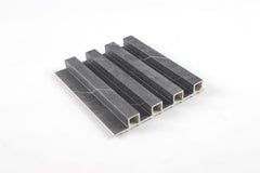 Panou Riflaj WPC Premium DurON – Pietra Nero Marble | 2900 x 160 mm | Pure Core