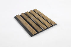 Panou Riflaj WPC Premium DurON – Stejar Walnut Slatted | 2900 x 160 mm | Pure Core
