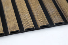 Panou Riflaj WPC Premium DurON – Stejar Walnut Slatted | 2900 x 160 mm | Pure Core